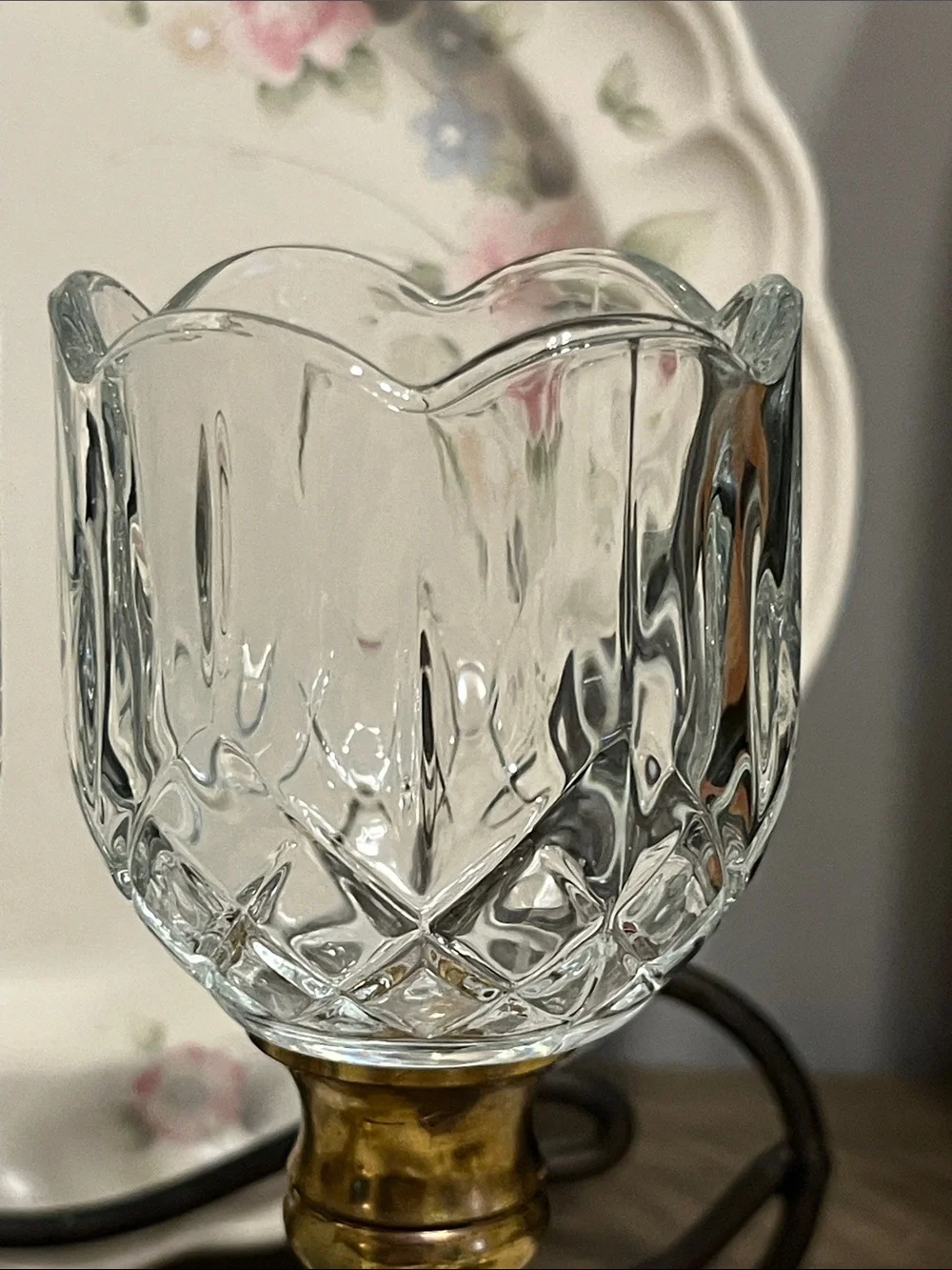 Homco Home Interiors Tulip Votive Cups - Set of 2